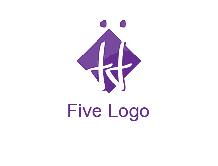 Letters JJ are in a rhombus shape logo