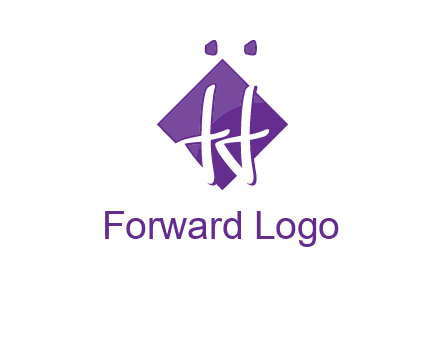 Letters JJ are in a rhombus shape logo