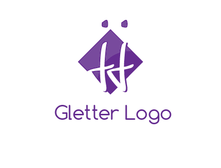 Letters JJ are in a rhombus shape logo