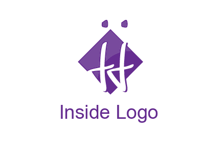 Letters JJ are in a rhombus shape logo