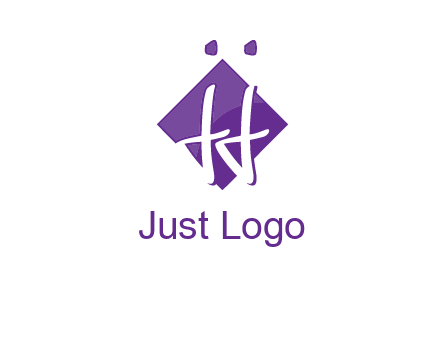 Letters JJ are in a rhombus shape logo