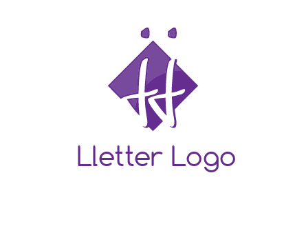Letters JJ are in a rhombus shape logo