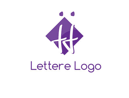 Letters JJ are in a rhombus shape logo
