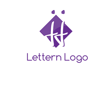 Letters JJ are in a rhombus shape logo