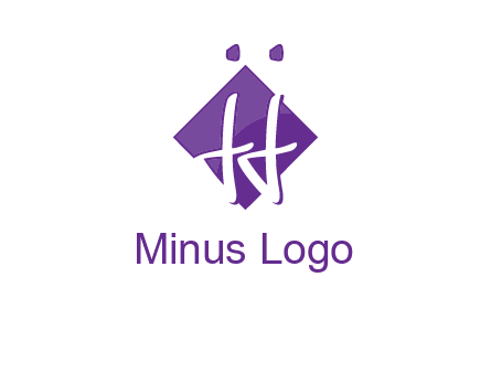 Letters JJ are in a rhombus shape logo