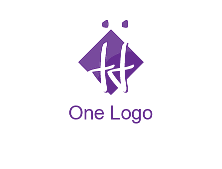 Letters JJ are in a rhombus shape logo