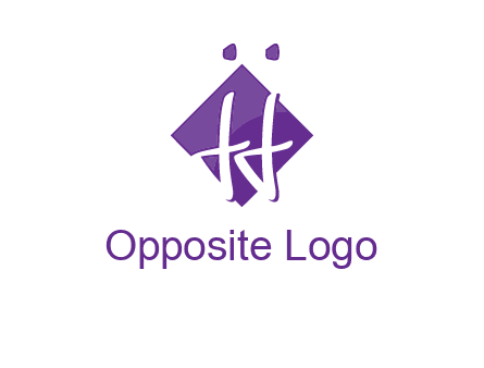 Letters JJ are in a rhombus shape logo