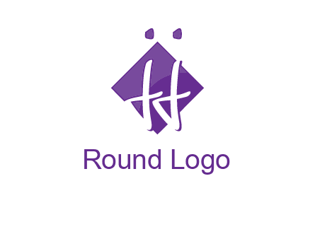 Letters JJ are in a rhombus shape logo