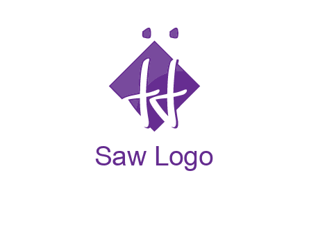 Letters JJ are in a rhombus shape logo