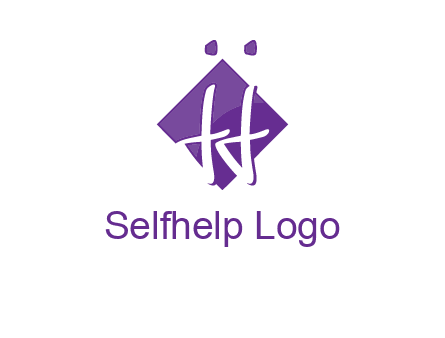 Letters JJ are in a rhombus shape logo