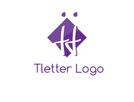 Letters JJ are in a rhombus shape logo
