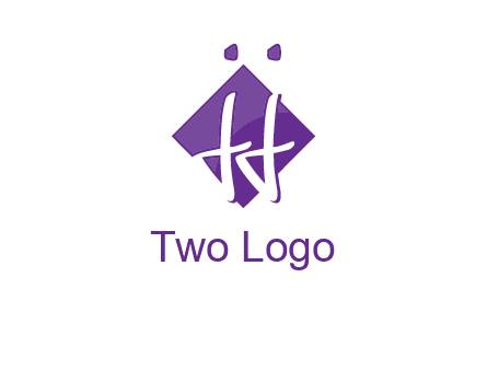 Letters JJ are in a rhombus shape logo