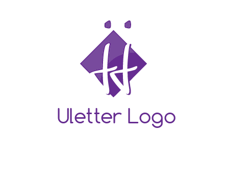 Letters JJ are in a rhombus shape logo