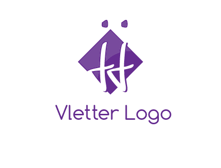 Letters JJ are in a rhombus shape logo