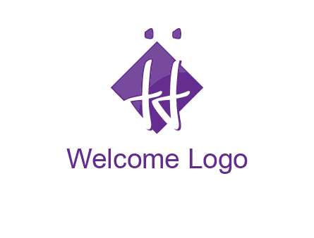 Letters JJ are in a rhombus shape logo