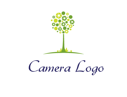 shutters as tree photography logo