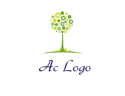 shutters as tree photography logo