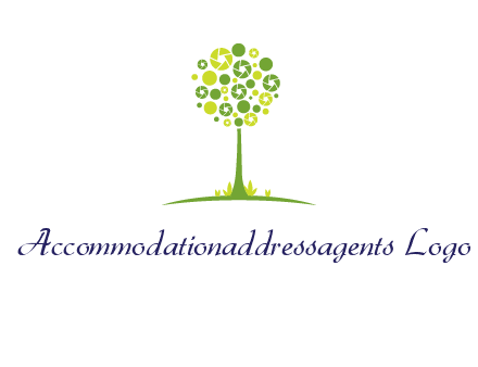 shutters as tree photography logo
