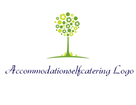 shutters as tree photography logo