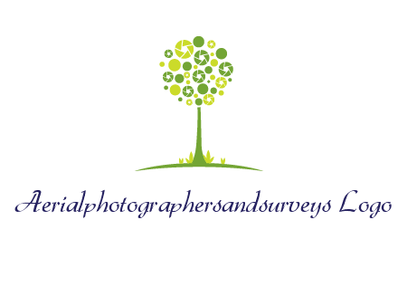 shutters as tree photography logo