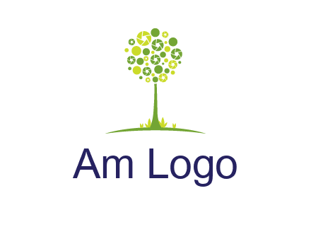 shutters as tree photography logo
