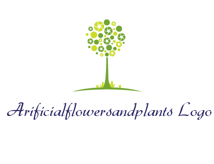 shutters as tree photography logo