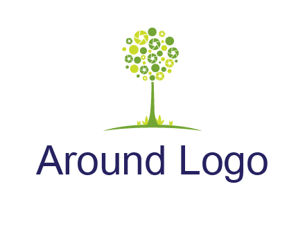 shutters as tree photography logo