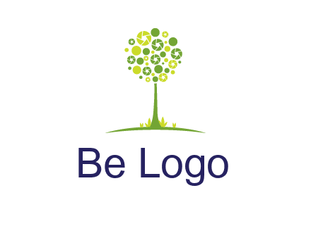 shutters as tree photography logo