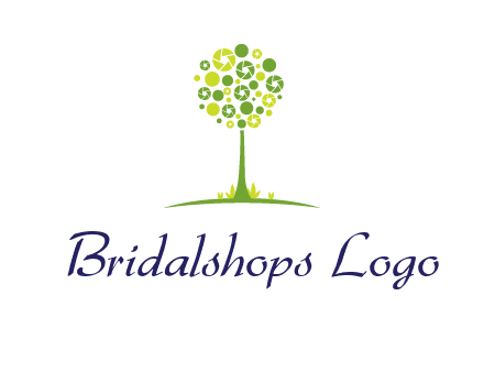 shutters as tree photography logo