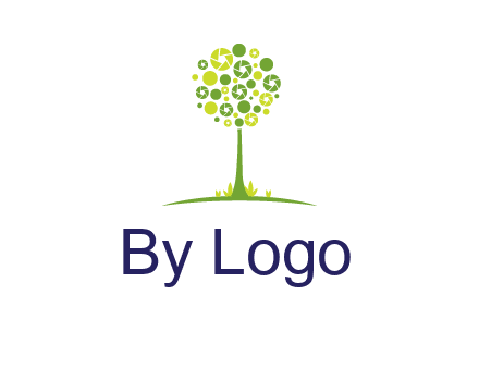 shutters as tree photography logo