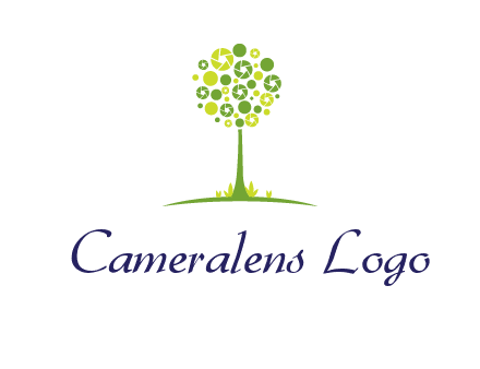 shutters as tree photography logo