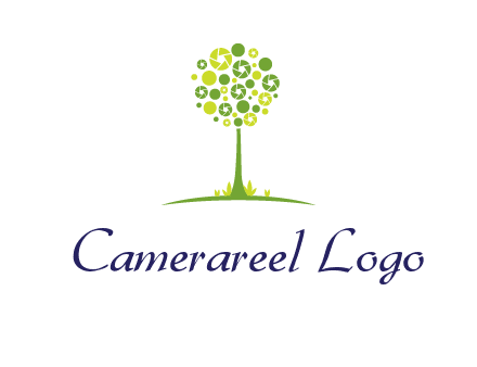 shutters as tree photography logo
