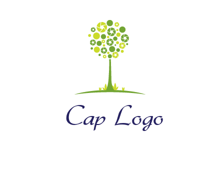 shutters as tree photography logo