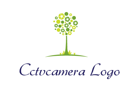 shutters as tree photography logo