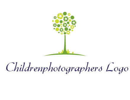 shutters as tree photography logo