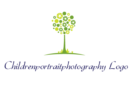 shutters as tree photography logo