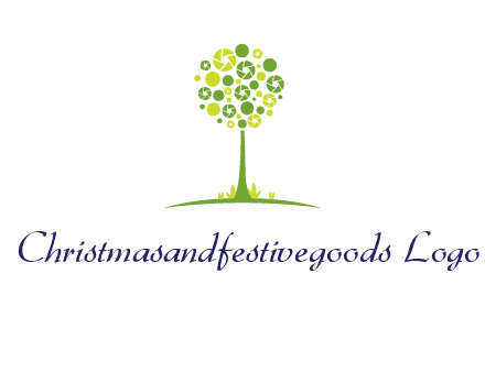 shutters as tree photography logo