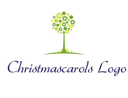 shutters as tree photography logo