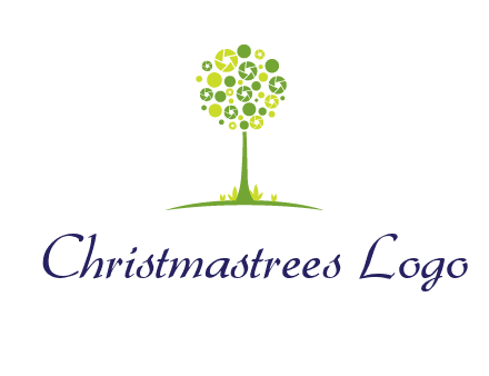 shutters as tree photography logo