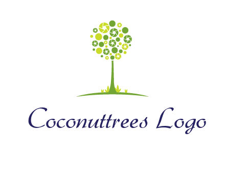 shutters as tree photography logo