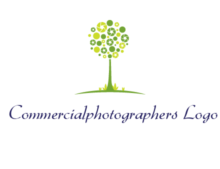 shutters as tree photography logo
