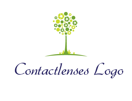 shutters as tree photography logo