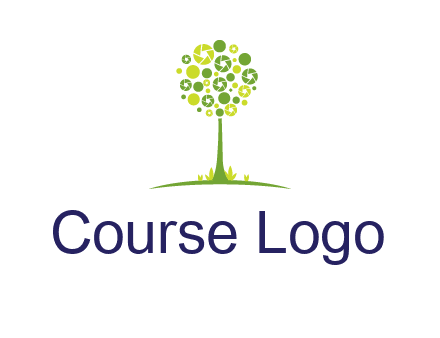 shutters as tree photography logo