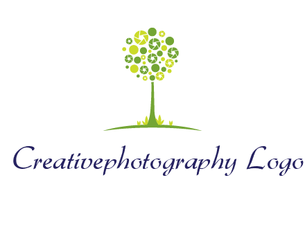 shutters as tree photography logo