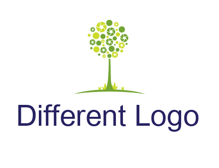shutters as tree photography logo