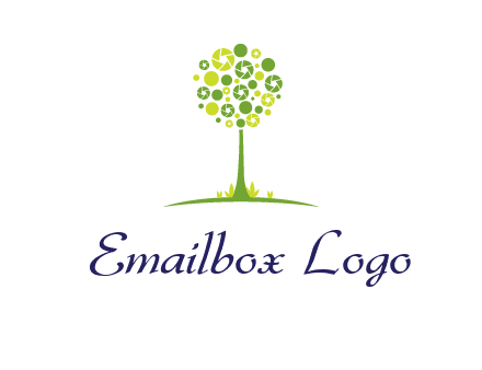 shutters as tree photography logo