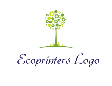 shutters as tree photography logo