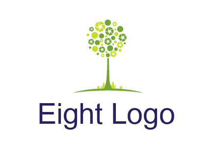 shutters as tree photography logo