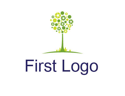 shutters as tree photography logo