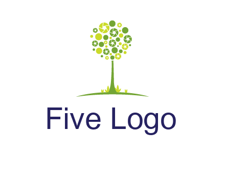 shutters as tree photography logo